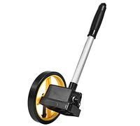 Rueda de Medición en Pies y Pulgadas, Plegable con una Llave para, Soporte, Punto de Inicio y Bolsa de Transporte de Tela, Medida de 0 a 9,999 Pies