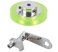 Rueda de medición industrial Encoder de poliuretano de 200 mm con soporte de montaje Encoder en aluminio de 20 mm