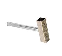 Rueda de molienda, herramienta para restaurar, remodelar y renovar las ruedas de amolar, cabezal recubierto robusto para un agarre seguro, molinillo de tocador, #500
