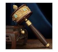 Rueda de oración budista Rueda de oración de mano, Se utiliza for oración, bendición, meditación, curación y relajación.