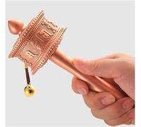 rueda de oración de mano, Rueda de oración tibetana, rueda de oración de mano Rueda de oración budista Mango de madera Escrituras de Buda de primera calidad Rueda de oración for relajarse, orar, medit