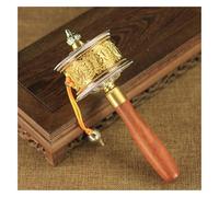 Rueda de oración tibetana, Rueda de oración de mano de cobre Resistente y duradera; Rueda de oración con mango