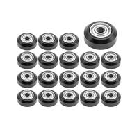 Rueda de plástico POM con rodamientos, modelos grandes, polea loca redonda pasiva for CR10/3, 5/10/20 unidades(Big Wheel,10Pcs)