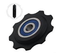 Rueda de polea de bicicleta, cadena de transmisión de bicicleta, piezas de repuesto de rodillo de guía de cadena de transmisión componentes de ciclismo para MRP FIFTY-FIFTY acero plástico negro