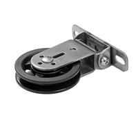 Rueda De Polea De Cable Para Gimnasio - Aleación De Aluminio De 88 Mm, Rodamiento Giratorio Silencioso, Carga Resistente | DIY Home Fitness Lat Pull Down Accesorio Levantamiento De Pesas Puerta Corred