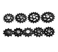 Rueda de polea de desviador trasero Mech 1018T rodamiento para ciclismo fiable en carretera y para modelos de bicicleta híbrida (18T)