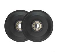 Rueda de polea de nailon, 112,5 mm OD 6202Z, rodamiento resistente, rotación suave para máquina de cable, accesorio de equipo de fitness para gimnasio en casa