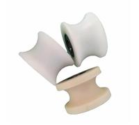 Rueda de polea de nailon en forma de U, soporte de rodillo guía ajustable de 40 mm a 120 mm, polea de pista duradera para un funcionamiento suave, opciones de varios tamaños para aplicaciones