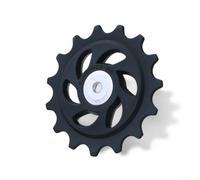 Rueda de polea mecánica trasera para bicicleta 1018T diseñada para bicicletas de carretera, montaña, híbridas y plegables con soporte de rodamiento para un rendimiento constante de engranaje (15T)