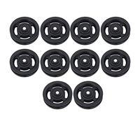 Rueda de polea rodamiento Universal, 10 Uds, 90mm, para equipos gimnasio | Rueda de polea de nailon 3,5", polea repuesto Cable para máquina Cable, puerta garaje, tendedero, polipasto, elevación