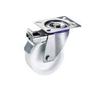 Rueda de poliamida, carcasa de acero inoxidable Proroll, Ø x anchura de rueda 100 x 32 mm