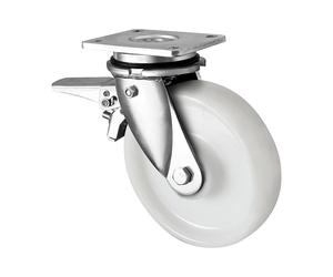 Rueda de poliamida, carcasa soldada de chapa de acero eurokraft basic, Ø x anchura de rueda 125 x 50 mm, a partir de 2 unid.