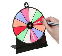 Rueda de premios - Tabla de premios, peoncillo de juego borrable en seco, mesa giratoria Fortune en doce ranuras, herramienta de visualización de regalos en mesa | Configuración de entretenimiento