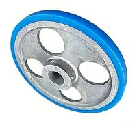 Rueda de presión de alimentación de silicona resistente, rodillo transportador de transmisión grande para equipos de embalaje, flujo de material suave y reducción de bloqueo (210 x 25 x 15 mm)