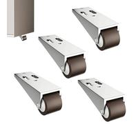 Rueda De Puerta 4 Piezas Rodillos Portátiles Anti Hundimiento