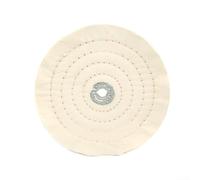 Rueda de pulido de 8 pulgadas para amoladora de banco con paño de pulido suave con hilo de algodón multicapa y borde esponjoso para evitar daños en la pieza de trabajo