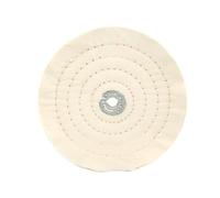 Rueda de pulido de algodón de 8 pulgadas, paño de pulido suave para amoladora de banco, borde de pelusa multicapa de 189 mm de diámetro exterior para metal y madera