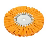 Rueda de Pulido de Algodón Naranja para Metales y Maquinaria | Acero Inoxidable y Tela, Uso en Taller y Detalle Automotriz, Acabado Rápido y Fácil