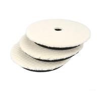 Rueda de pulido de lana de 6 pulgadas para detalles de automóviles, almohadilla de pulido de 150 mm compatible con sistemas Hookit (C)