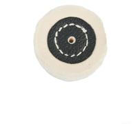 Rueda de pulido de tela blanca para pulido de cenador, alfombrilla adecuada para joyas de metal, acero inoxidable, aluminio, madera, plástico, vidrio, cerámica, 2 a 8 pulgadas, tamaño opcional (50 mm)