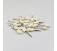 Rueda de pulido montada en fieltro de 10 piezas para herramienta rotativa de taladro de amoladora Dremel, cilindro, 8 mm