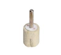 Rueda de pulido para amoladora de banco, Cabezal de pulido con disco fieltro lana, vástago 6 mm, almohadilla 20-80, herramientas rotativas for metales, amoladora eléctrica(25mm 1pc)