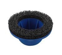 Rueda de Pulido para Cubos de Rueda, Taladro y Amoladora, Azul | Eliminación de Óxido, Restauración de Superficie, Limpieza Metálica, para Detalles Automotrices y Paneles