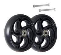 Rueda De Rehabilitación para Vehículos Discapacitados, 2 Piezas Accesorios Reemplazo para Sillas De Ruedas, Rueda Delantera De 13cm/15cm/20cm, Ruedas De Maciza, No Se Deforma Fácilmente