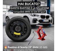 Rueda De Repuesto 19" BMW X5 G05 M-Sport 2019-2026 Kit Completo Gato Llave