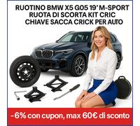 Rueda De Repuesto 19" BMW X5 G05 M-Sport Kit Completo De Gato Llave Bolsa