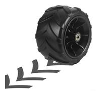 Rueda de repuesto para carrito de vagón, rueda de repuesto con doble rodamiento para carrito utilitario plegable, carrito de camping, rueda de repuesto(3)