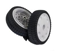 Rueda de repuesto para cortacésped 734-04018 de 8 x 2 pulgadas para Toro para artesanos, cubo de plástico con banda de rodadura de goma para un montaje suave de la cubierta de corte