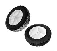 Rueda de repuesto para cortacésped, rueda de plástico de goma de 8 pulgadas para Oregon 72-108, para cortacéspedes de gas CRAFTSMAN de 21 pulgadas, para cortacéspedes de empuje TROY 452, carritos