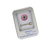 Rueda de repuesto para cortador de vidrio de azulejos de 22 mm, rueda de corte de carburo para corte en ángulo recto, rueda de corte manual de azulejos con tuerca de perno, 50