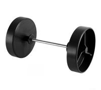 Rueda de repuesto para depósito de aguas residuales Thetford SC234 C200 C220, rueda de nailon de 90 mm con eje de acero inoxidable 304, ruedas silenciosas para RV para autocaravana, color negro