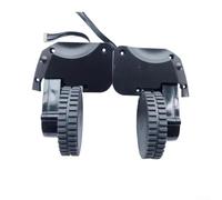 Rueda de repuesto, para Eufy y para Robovac R500/15C/G10/25C/30C/35C/11s Robot Aspirador - Lado izquierdo o derecho, rueda de goma negra, robot para rueda Hoover compatible con modelos Eufy (rueda L)