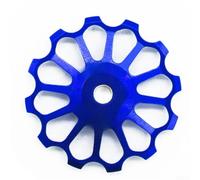 Rueda de rodamiento de cerámica 16T 17T guía de dientes profundos para | Polea de aleación de aluminio 7075 de 10 y 11 velocidades, poleas de cambio mecanizadas CNC para bicicleta de montaña trasera
