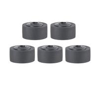 Rueda de rodamiento de rodillos de 5 piezas para grabadora de rodillos de presión de Radio, mantenimiento de reparación, suministros de Radio de presión, rueda de reproductor de casetes de cubierta