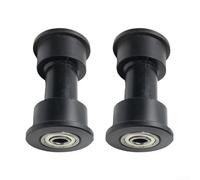 Rueda de rodamiento para máquina de remo para tubo rectangular de 60 mm, polea de acero inoxidable 608ZZ con agujero de 8 mm, rodillos de plástico liso para piezas de equipo de fitness, paquete de 2