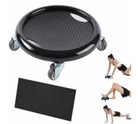 Rueda de rodillo abdominal Disco con Estera de rodilla, Rueda de ejercicio | Ruedas de rodillo ABB, equipo de ejercicio 360, base estable antideslizante para núcleo, abdominales, cuerpo completo