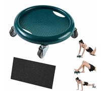 Rueda de rodillo abdominal Disco con Estera de rodilla, Rueda de ejercicio | Ruedas de rodillo ABB, equipo de ejercicio 360, base estable antideslizante para núcleo, abdominales, cuerpo completo