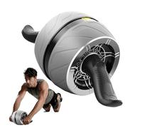 Rueda de rodillo de abdominales - Rodillo de entrenamiento de abdominales de rebote automático, rueda de entrenamiento para gimnasio, hogar, apartamento, dormitorio, viajes