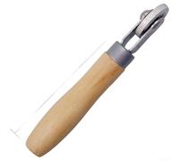 Rueda de rodillo de compactación de reparación de neumáticos de acero con mango de madera para un sellado eficaz de parches y un rendimiento duradero en mantenimiento automotriz (7 mm)