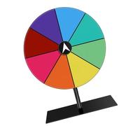 Rueda de ruleta multiusos con base resistente, accesorio para el hogar para juegos de fiesta y experiencias de aprendizaje interactivas