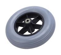 Rueda de Silla de Ruedas Eléctrica, Rueda de Silla de Ruedas Eléctrica de PU 194 Mm Instalación Simple Antideslizante Durable Resistente para Reemplazo