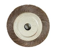 Rueda de tambor de lijado no tejido de 200 mm for pulir metal y madera - Rueda de láminas de grano 180 a 600 for un acabado superior de la superficie(180grit)
