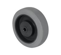 Rueda de TPE sobre llanta de PP eurokraft basic, rodamiento de bolas