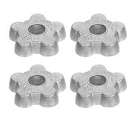 Rueda de Válvula de Repuesto Hexagonal 4 Piezas de Aleación de Aluminio