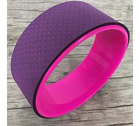 rueda de yoga, Anillo circular de yoga 12,5 x pulgadas, rodillo resistente, camilla espalda, accesorio equilibrio, equipo fitness profesional(Purple)