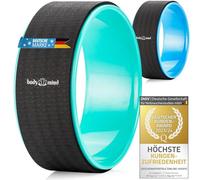 Rueda de Yoga Fitness Dharmarad para Asanas y Estiramientos de Espalda; Rodillo de Yoga para Estiramientos (Verde)